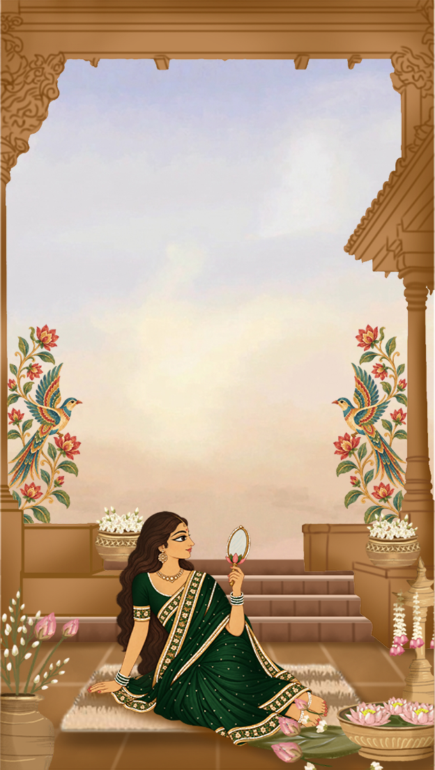 Pellikuthuru Ceremony Scene Background