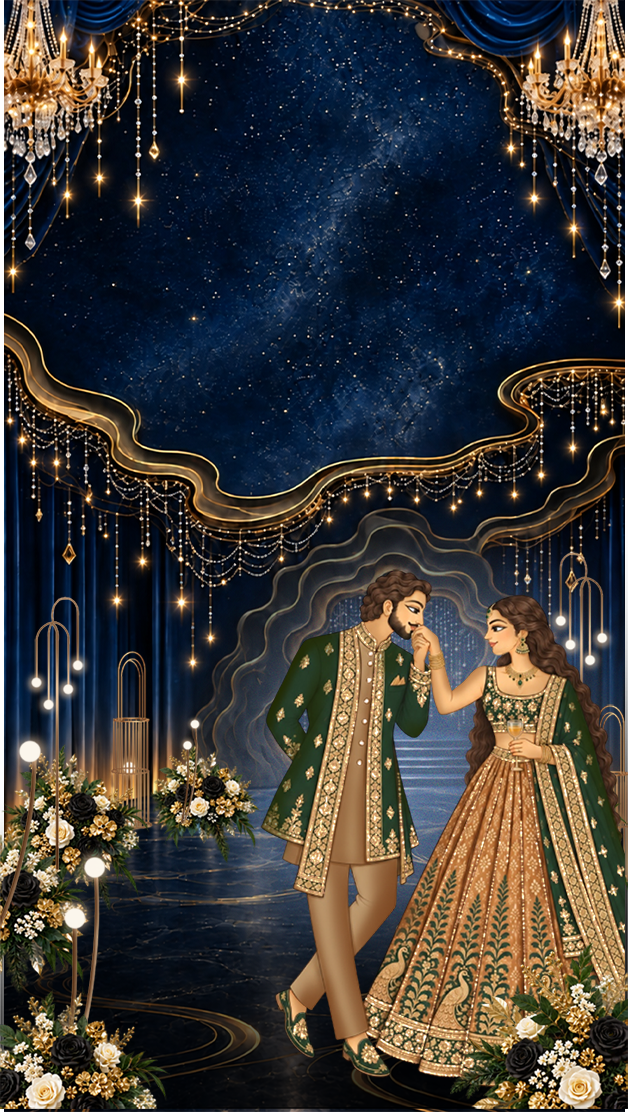 Cocktail Ceremony Scene Background